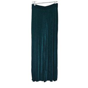 Miss‎ Selfridge wide leg pant size 12 Emerald Green pull up high waisted New